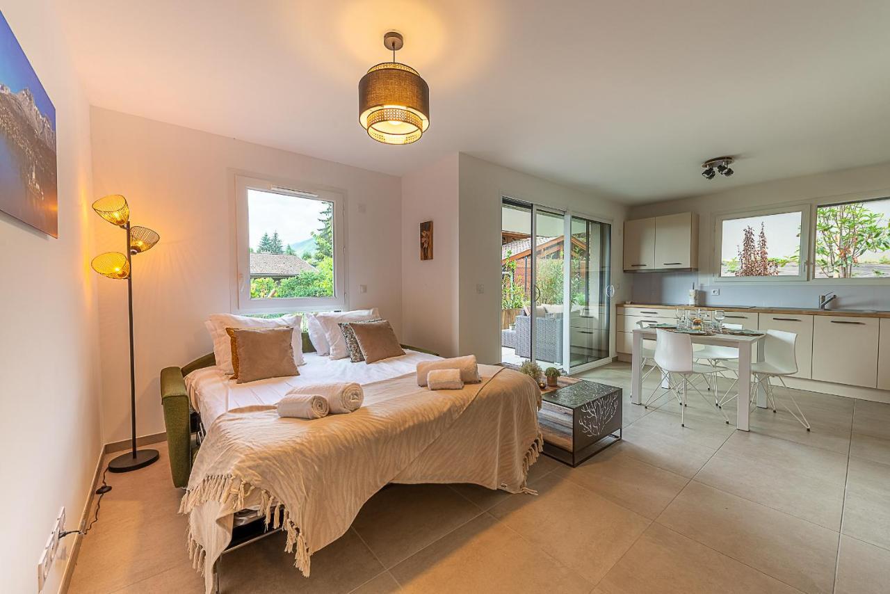 Aux Balcons Anneciens- Entre Lac Et Centre Ville, Lla Selections By Location Lac Annecy Sevrier Bagian luar foto