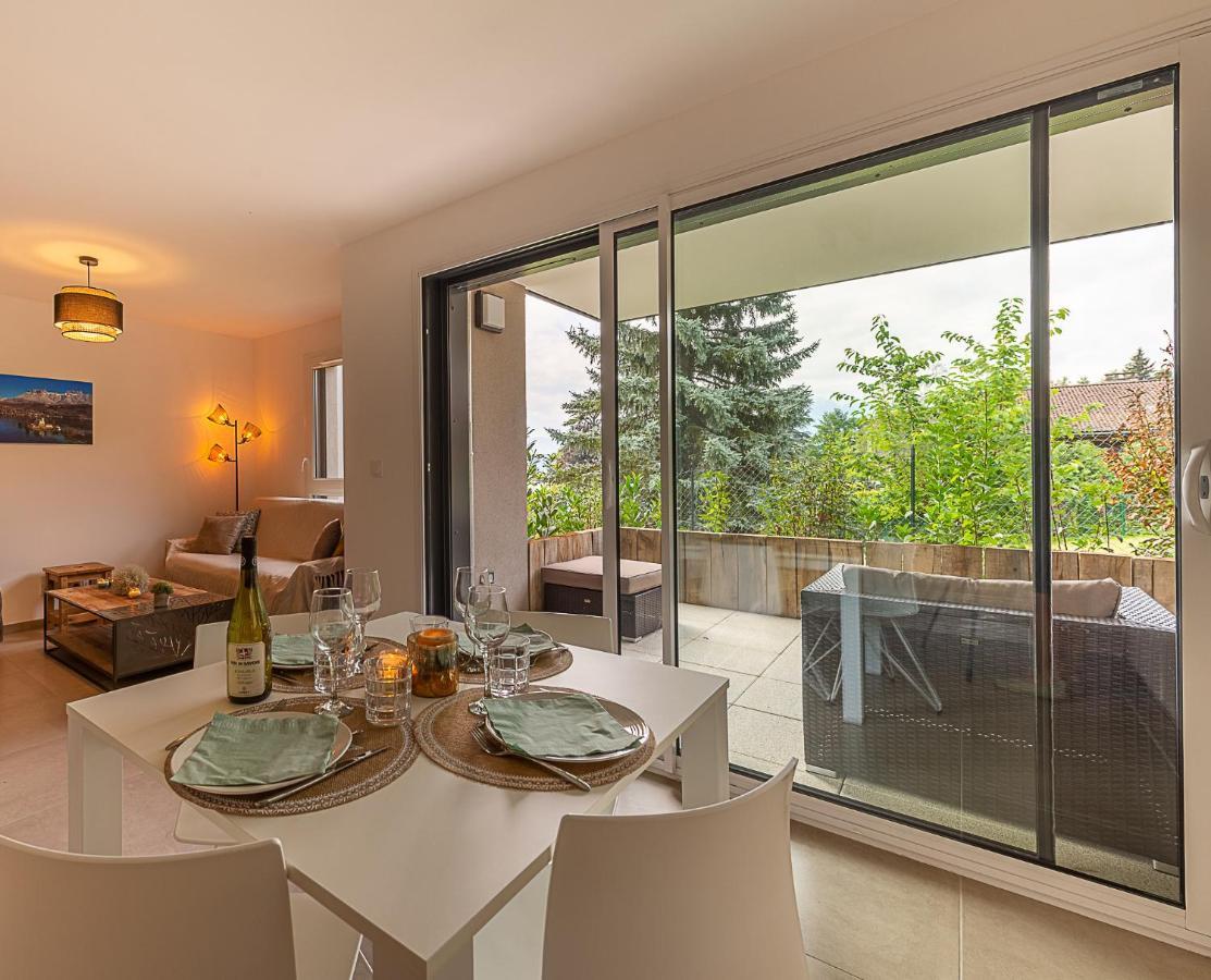 Aux Balcons Anneciens- Entre Lac Et Centre Ville, Lla Selections By Location Lac Annecy Sevrier Bagian luar foto